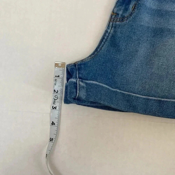 American Eagle STRETCH DENIM MOM SHORTS - Picture 7 of 8